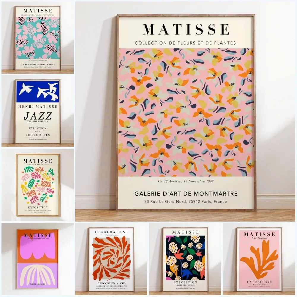 Photography Geometry - Abstract Flowers Matisse Poster and Prints