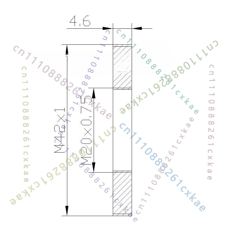 1PCS M20-M42 Full Thread Lens  - Lens Adapter Ring ulasan dan harga