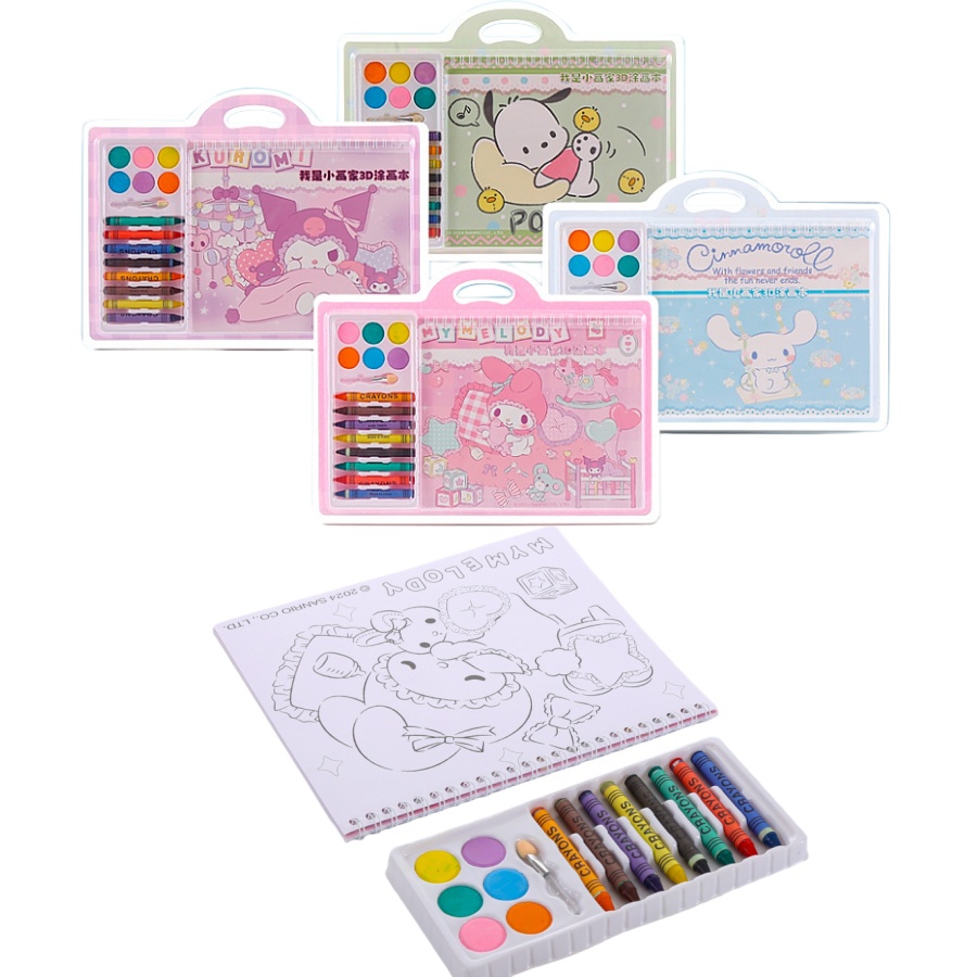 HelloKitty 3D Coloring Sketchb - Photography Book ulasan dan harga
