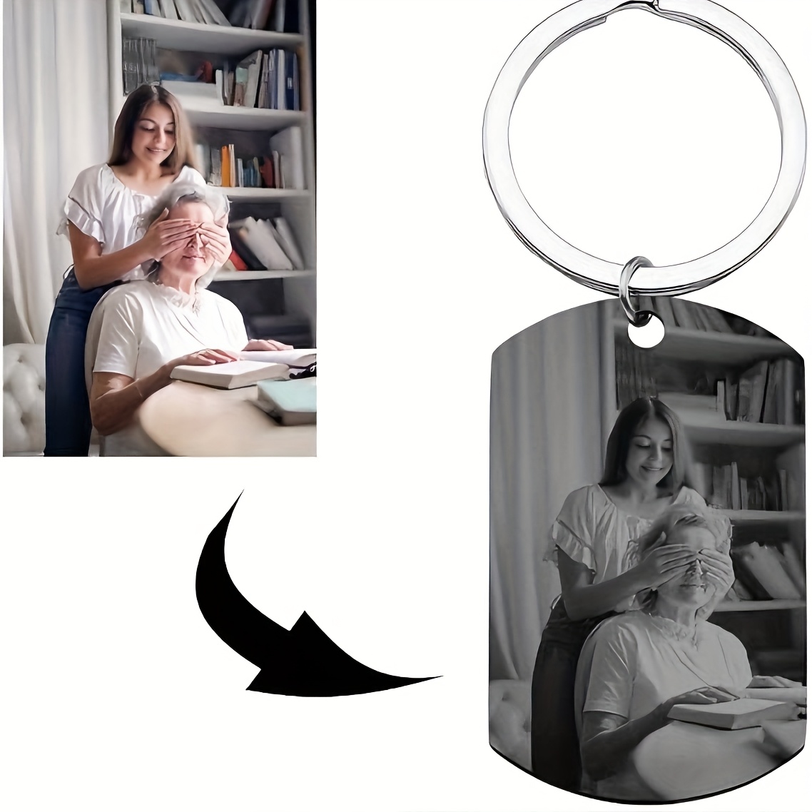 Custom Double Sided Photo Keyc - Photographic Memory ulasan dan harga