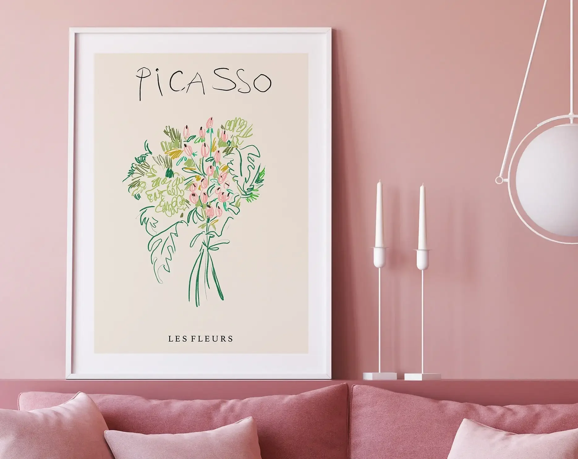 Abstract Flowers Matisse Poste - Photography Geometry ulasan dan harga